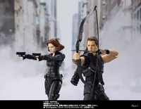 In Stock Original Bandai S.H.Figuarts SHF The Avengers Hawkeye Black Widow Anime Action Figure PVC Model Collectible Toys Gifts