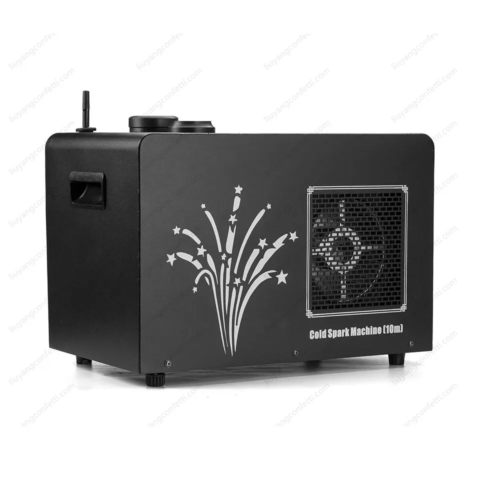 10M Concert Wedding Stage Equipment Spark Cold Machines With DMX 1600W With Remote Control Stage Machine