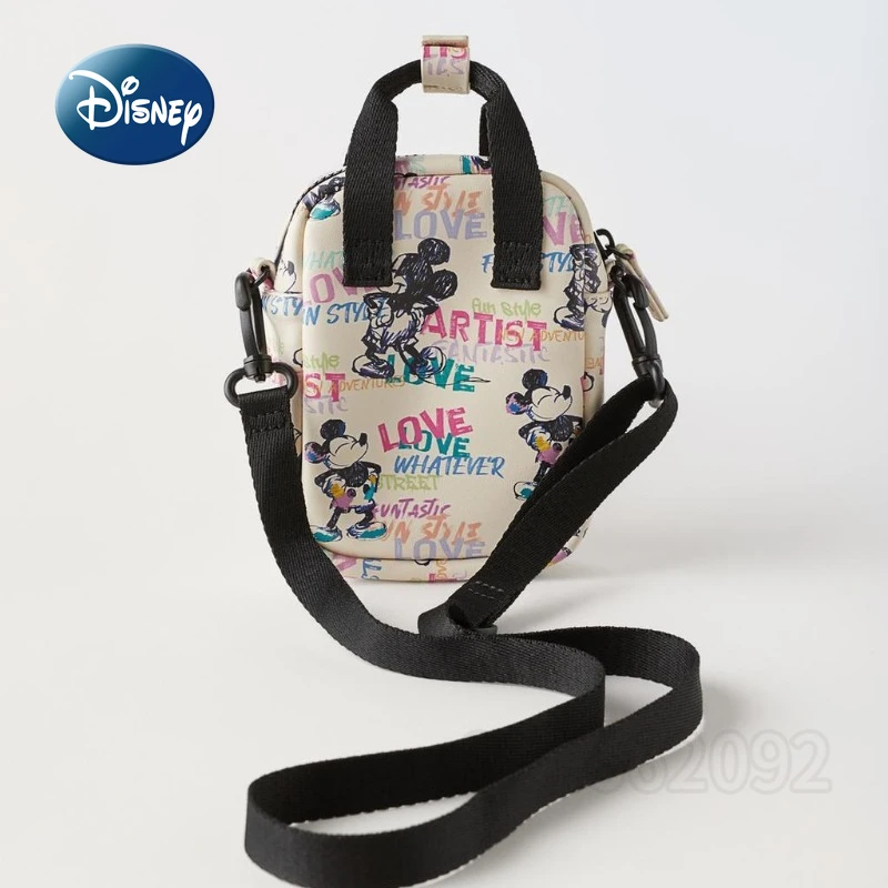 Disney Mickey New Children\'s Crossbody Bag Luxury Brand Original Children\'s Shoulder Bag Cartoon Cute Fashion Children\'s Bag