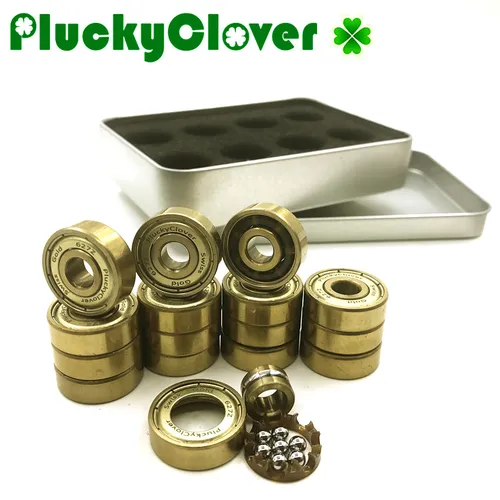 Imagen 2 del producto 16 Uds 627 patines cuádruples rodamiento 7mm de diámetro patín artístico hockey patines de hockey cuádruples rodamiento 627 7x22x7mm rodamientos de patinaje artístico