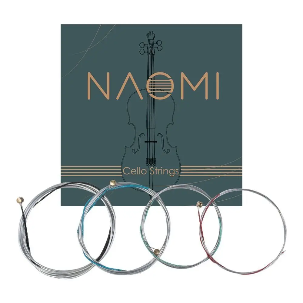 1 Set 4/4 3/4 1/2 1/4 1/8 Naomi Violin String G D a & E Strings Replacement Violin Strings Nickel String Fiddle String Concert