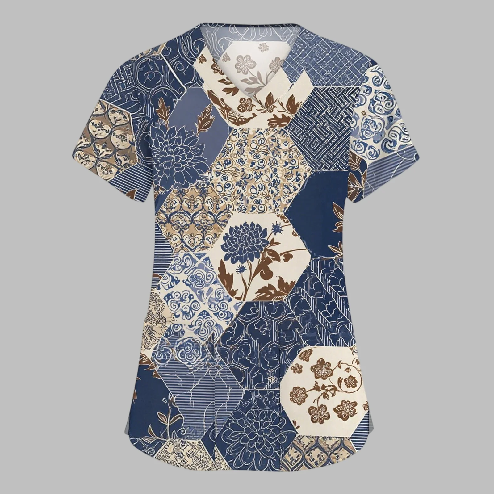 uniformes-de-enfermagem-femininos-com-graficos-Etnicos-vintage-de-verao-2026-camisetas-de-manga-curta-tops-da-moda-roupas-femininas-casuais-com-estampa-3d