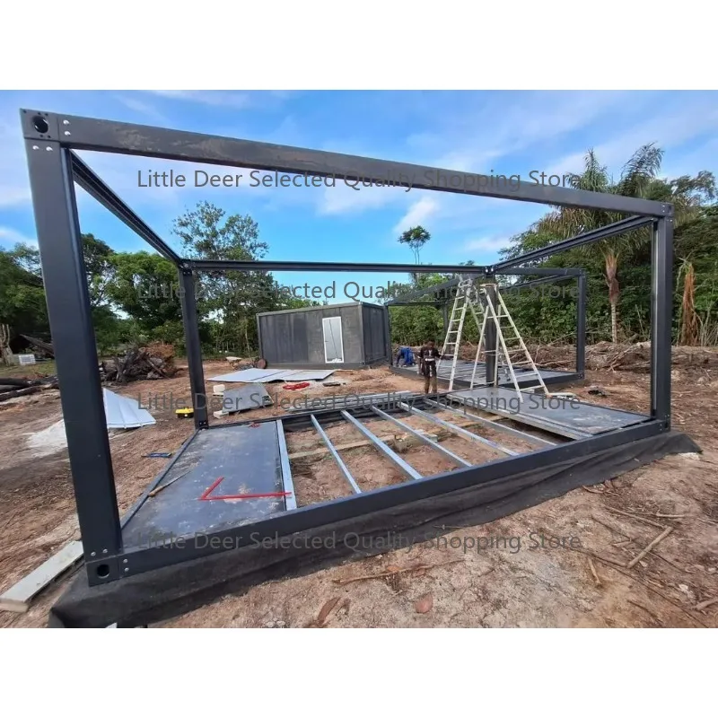 

20FT Prefab Quick Assembly Painted Container House Container Frame Metal Assembled Container Frame