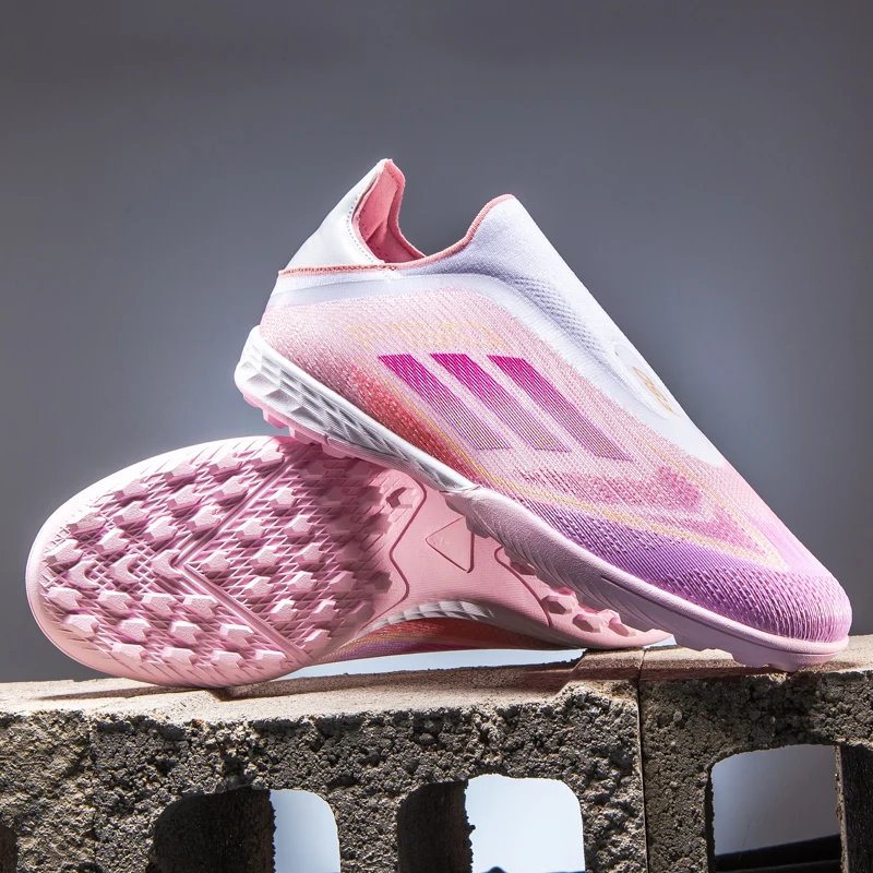 

2025 Football Shoes New Men Training Boys Football Boots Adult Outdoor Sport Soccer Shoes Cleats Long Spikes Non Slip Breathable