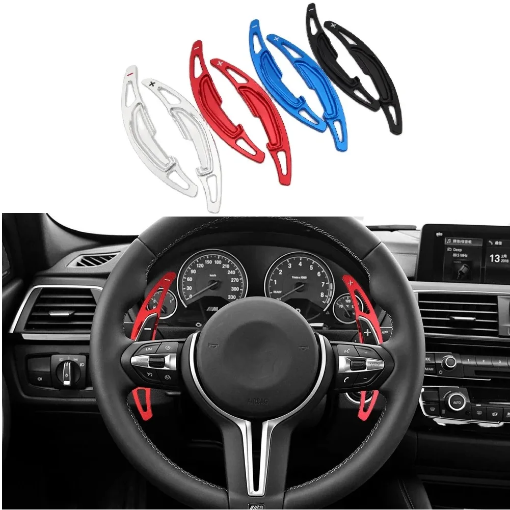 

For BMW M2 M3 M4 M5 X5M X6M F87 F85 F86 F80 F83 F10 M6 F12 Car Steering Wheel Shift Paddle Extension Shifters DSG Gear Stickers