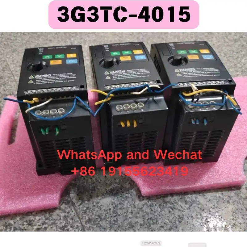 Used 3G3TC-4015 Frequency converter Functional test OK Fast delivery