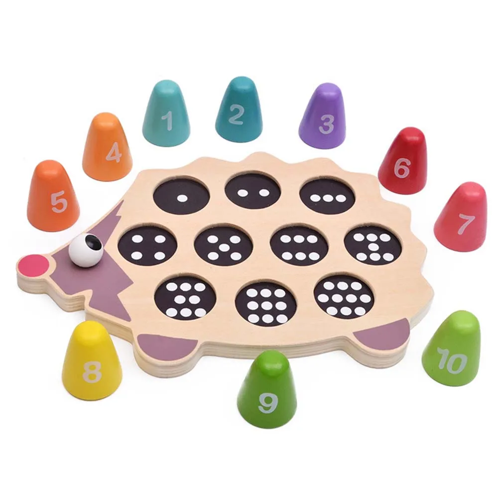 1 conjunto de números de madeira correspondência brinquedo educativo cor cognitiva bebê criança montessori aprendizagem jogo cedo