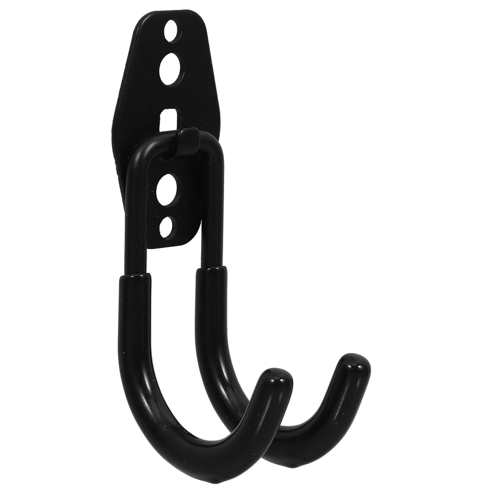 1PC Heavy Duty Iron Hook Water Hook Hose Organizer Hanging Bracket for Gardening Home (Black) gardening hook