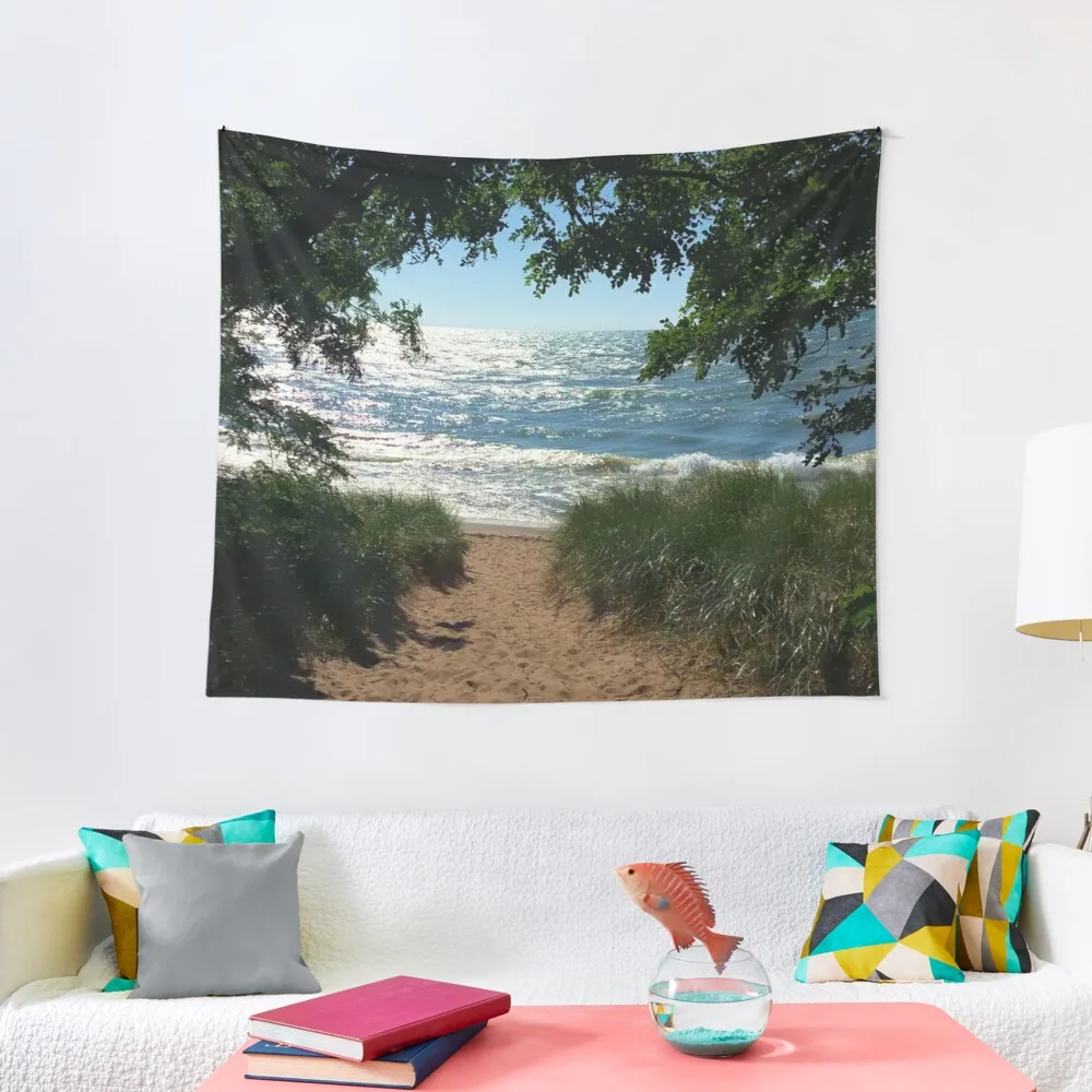 

Beach Path Tapestry Tapestry Aesthetic Home Decor Aesthetic