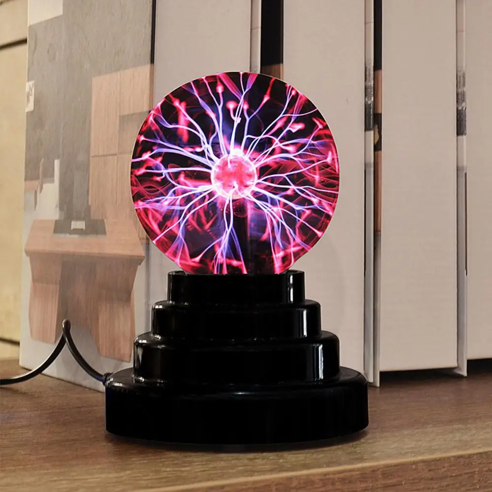 Lampe LED Plasma Magique en Clip avec Capteur Tactile, Luminaire Décoratif d'Nik, Idéal pour une Chambre à Coucher ou comme Cadeau d'Anniversaire ou de Noël