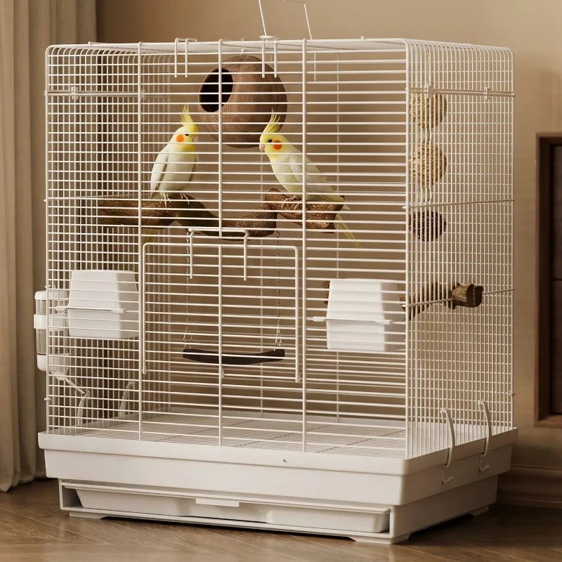 Houses Metal Luxury Bird Cages Nest House Quail Things Accessories Bird Cages Outdoor Goldfinch Jaula Para Aves Pet Products