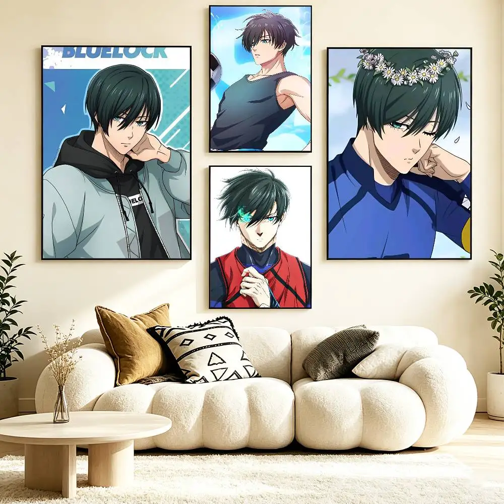 R-Rin Itoshi Blue Lock Cold Ace Style   Poster HD Self Adhesive Waterproof Wall Art Ideal for Home Office Dorm Gift
