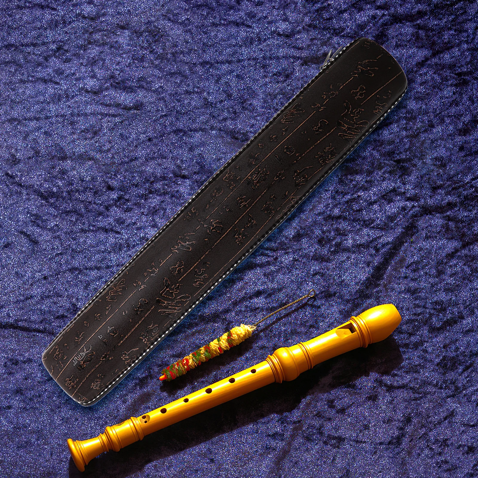 

Multifunctional Flute Storage Bag Zipper Instrument Case Flutes Clarinets Recorders Durable Hard Shell Wind Music Carry