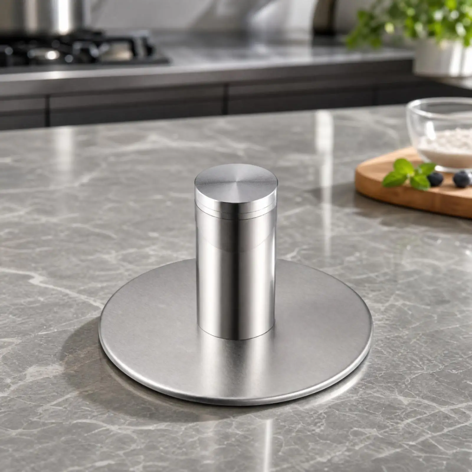 Rotating Turntable for Cake Decorating Stainless Steel Stand with Aluminum Disc for Icing Tools and Cake Making Equipment for
