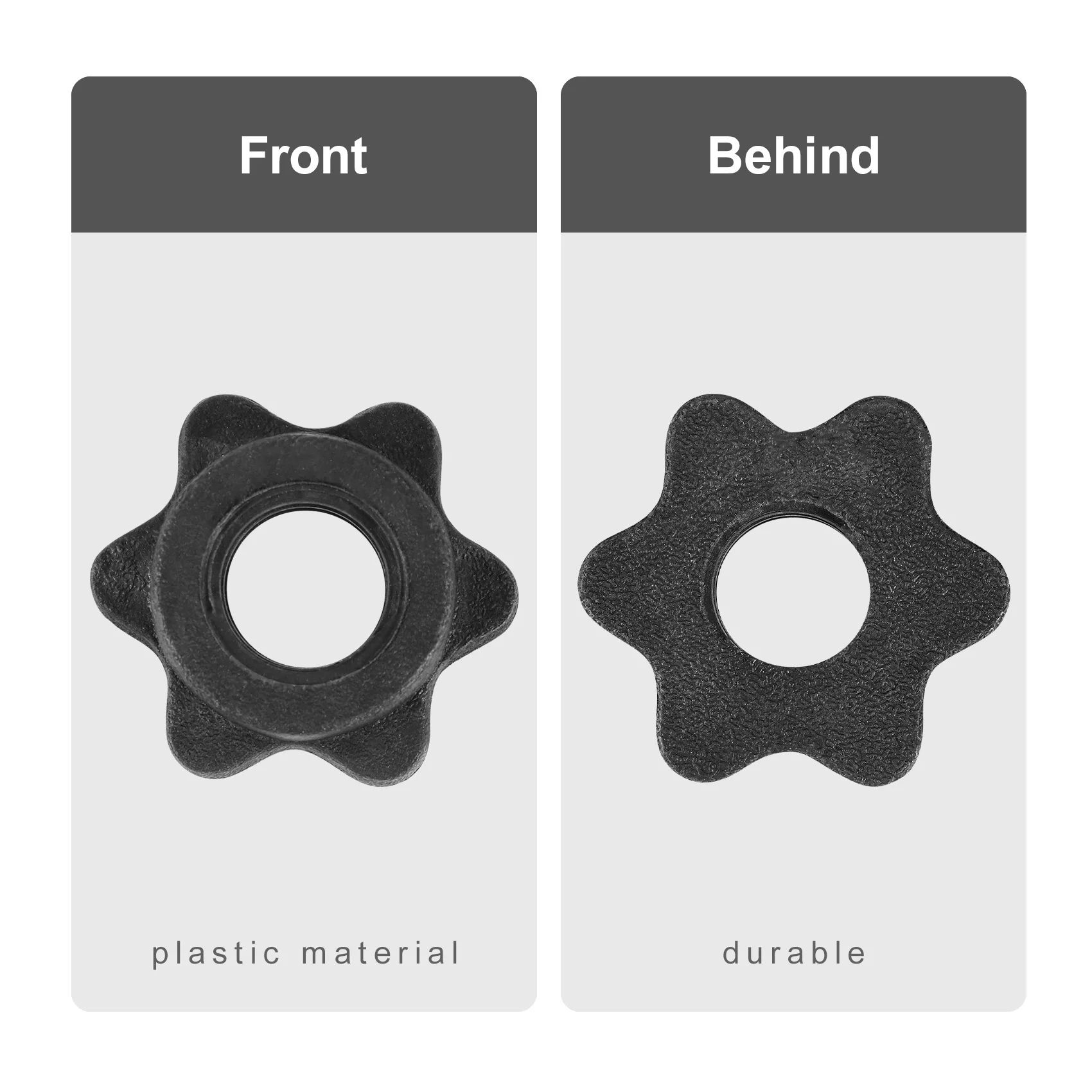 BISM1 1 пара шестигранных гаек для гантелей, гайка для стержня гантели, воротники со шпильками для штанги, тренировочные виды спорта