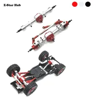 Front and Rear Axle Assembly for 1/12 MN82 LC79 MN78 Metal Upgrade Parts Kit RC Car OP Accessories