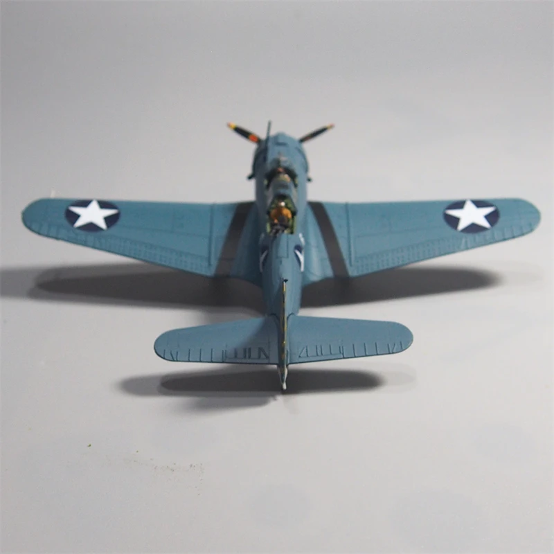 1:72 Scale Alloy Model Of The World War II SBD Dauntless Dive Bomber Simulates The Battle Of Midway Collecting Toy Gifts