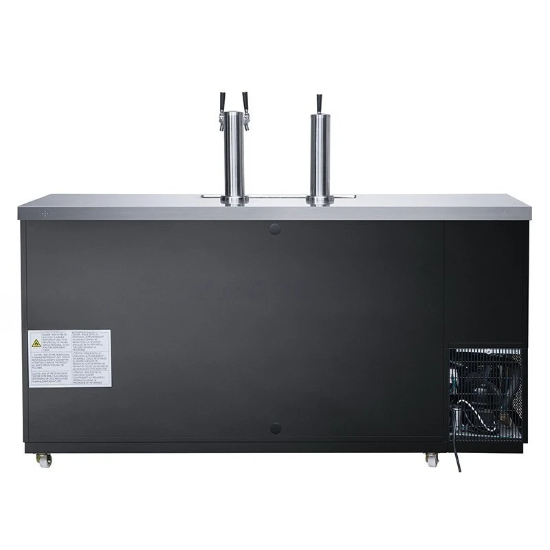 Three barrel craft beer equipment, fresh beer machine, beer machine