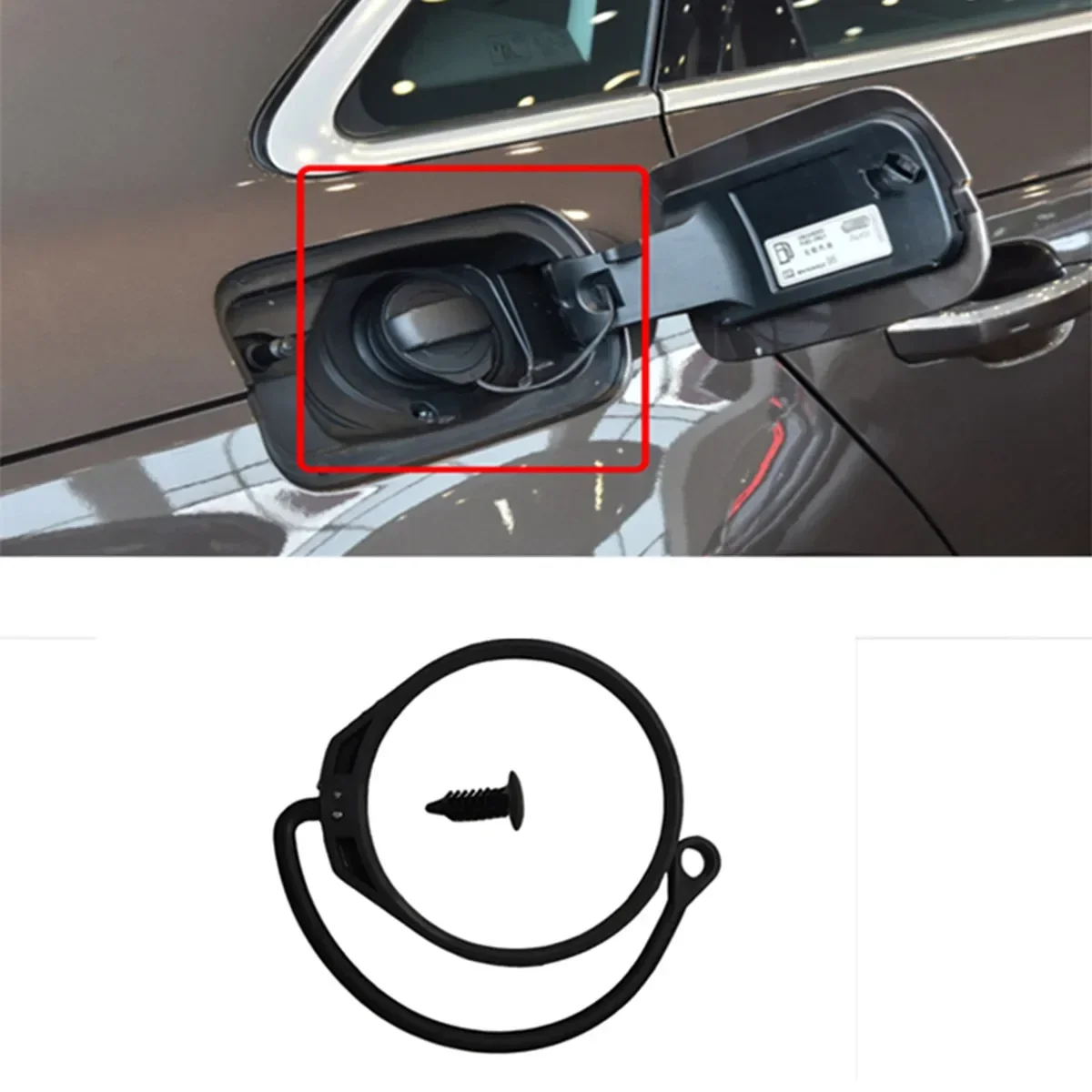 Petrol Diesel Fuel Tank Cap Cover Cord Anti-Lost Rope Strap Band Line For Audi A3 A1 A4 A7 Q2 Q3 Q7 Q5 A2 A6 A8 A5 Q8 S4 S5 TT