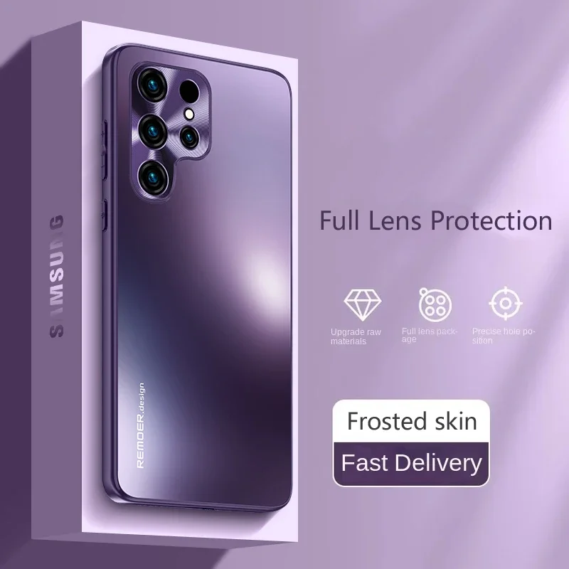 

Frosted Skin Case for Samsung Galaxy S22 S23 Plus S24 S25 Ultra Full Protective Matte Shock Proof Soft Back Cover Coque Cases
