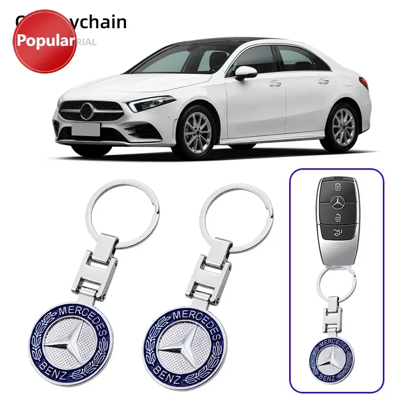 

# Брелок с логотипом автомобиля из цинкового сплава, аксессуары для Mercedes Benz Smart W108 W124 W126 W213 W168 W169 W176 W220 AMG W203 W204