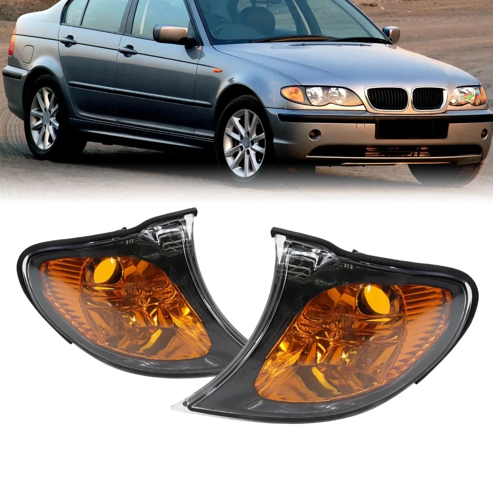 Car Turn Light Housing for BMW 3 Series E46 4-door 318i 320i 325i 330i 2002-2005 Corner Marker Parking Light Lamp Front Fog Lamp