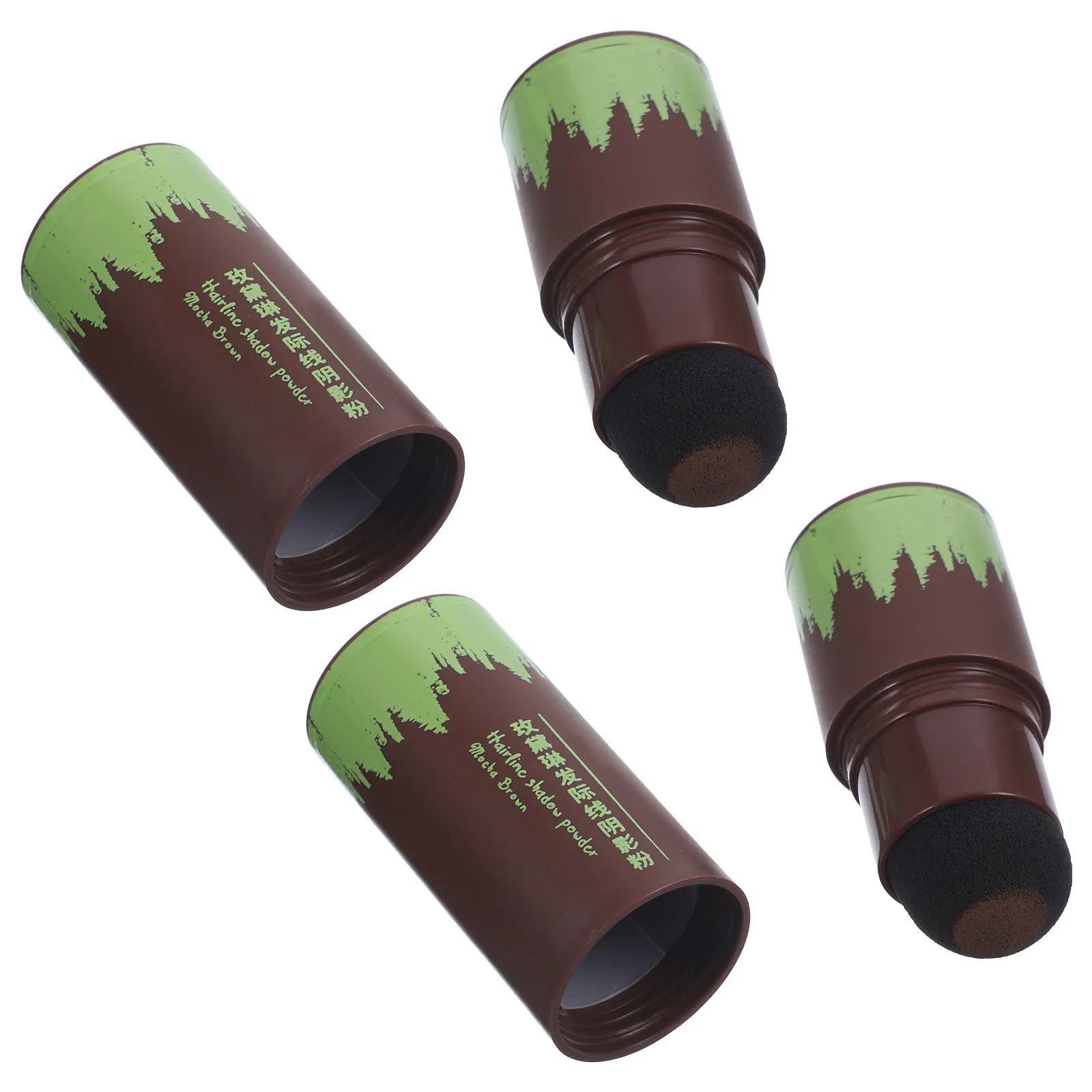 

2 шт. Стик-пудра для маскировки корней волос, консилер для волос, карандаш-спонж для маскировки редких волос, пудра для бровей и носа для мужчин и женщин