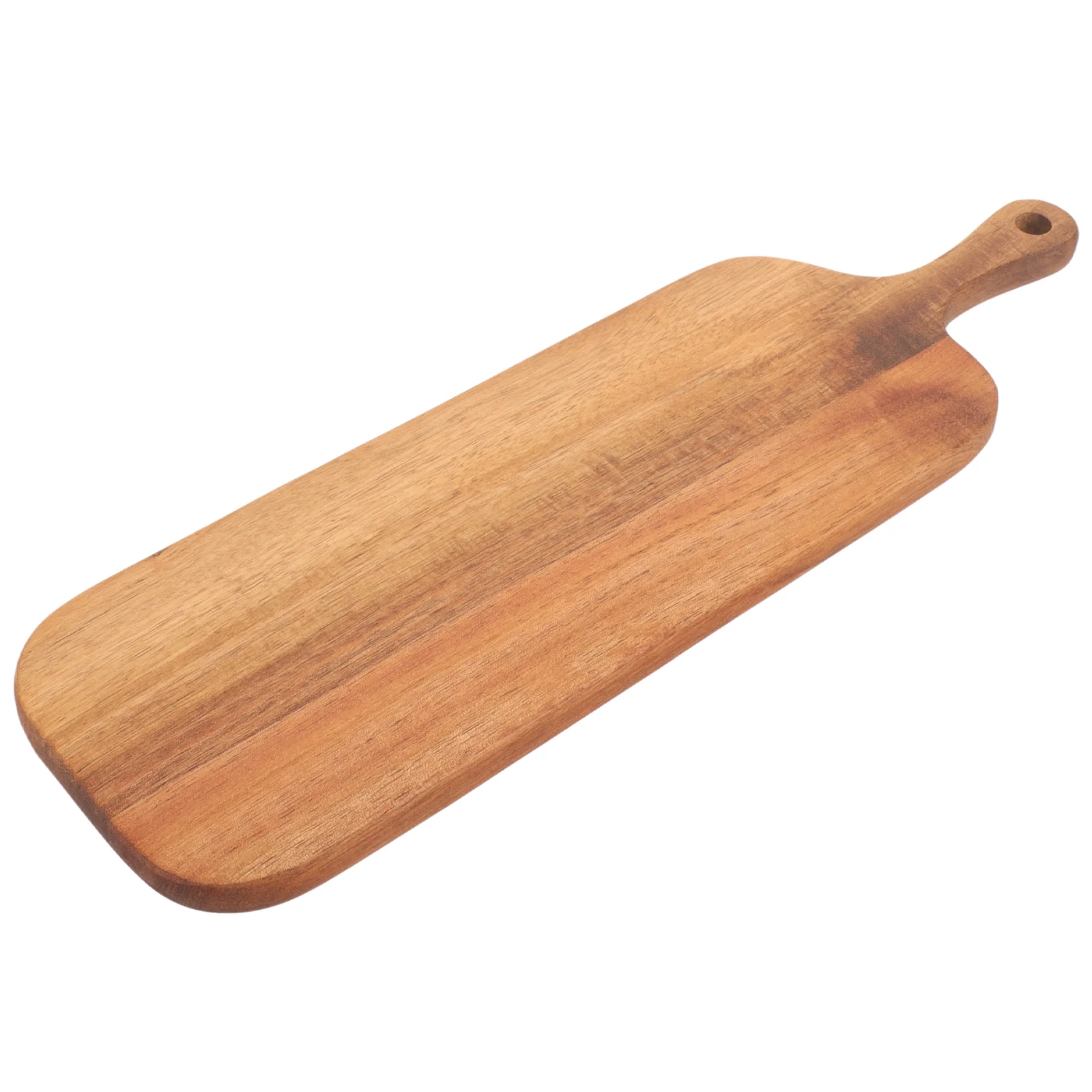 Long-handled Acacia Wood Cutting Board Solid Household Wooden Creative Photo Props Serving with