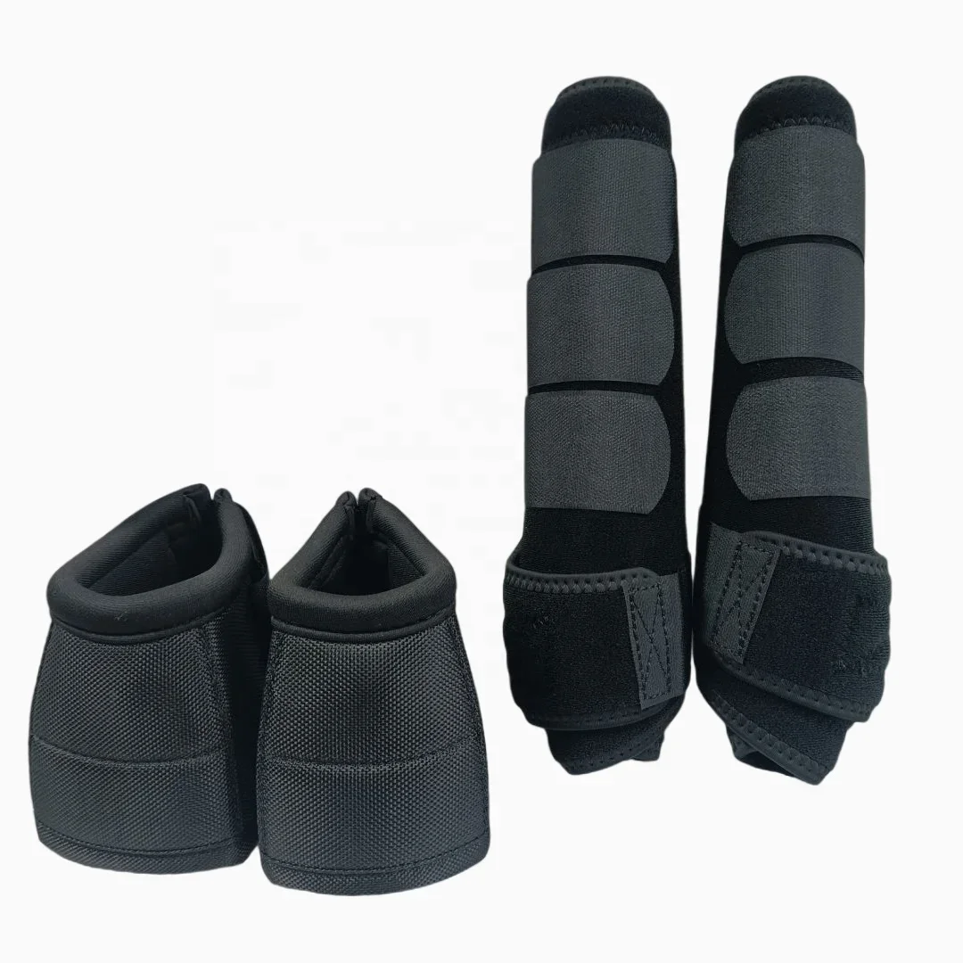 UOO Neoprene Material Extreme Vented Horse Boots Set of 4 Pieces Multi-purpose Horse Tendon Sport Boots Superior Protection