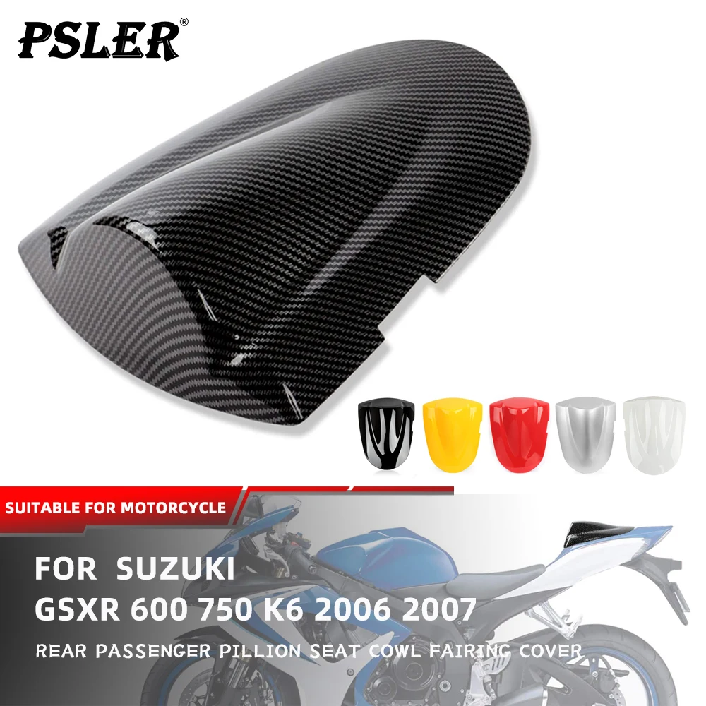 

ABS Motorcycle Pillion Rear Seat Cover Passenger Cowl Solo Fairing For Suzuki GSXR600 GSXR750 GSX-R GSXR 600 750 K6 2006 2007