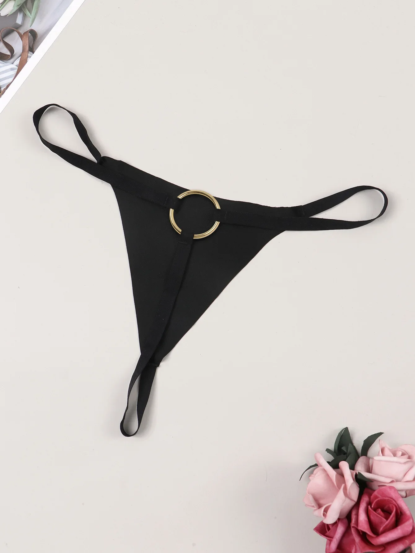 Heart Scallop Cut Out Thongs Transparent Sexy Lingerie Women's Underwear Erotic Outfits Pornographic Crotchless G-strings T-back