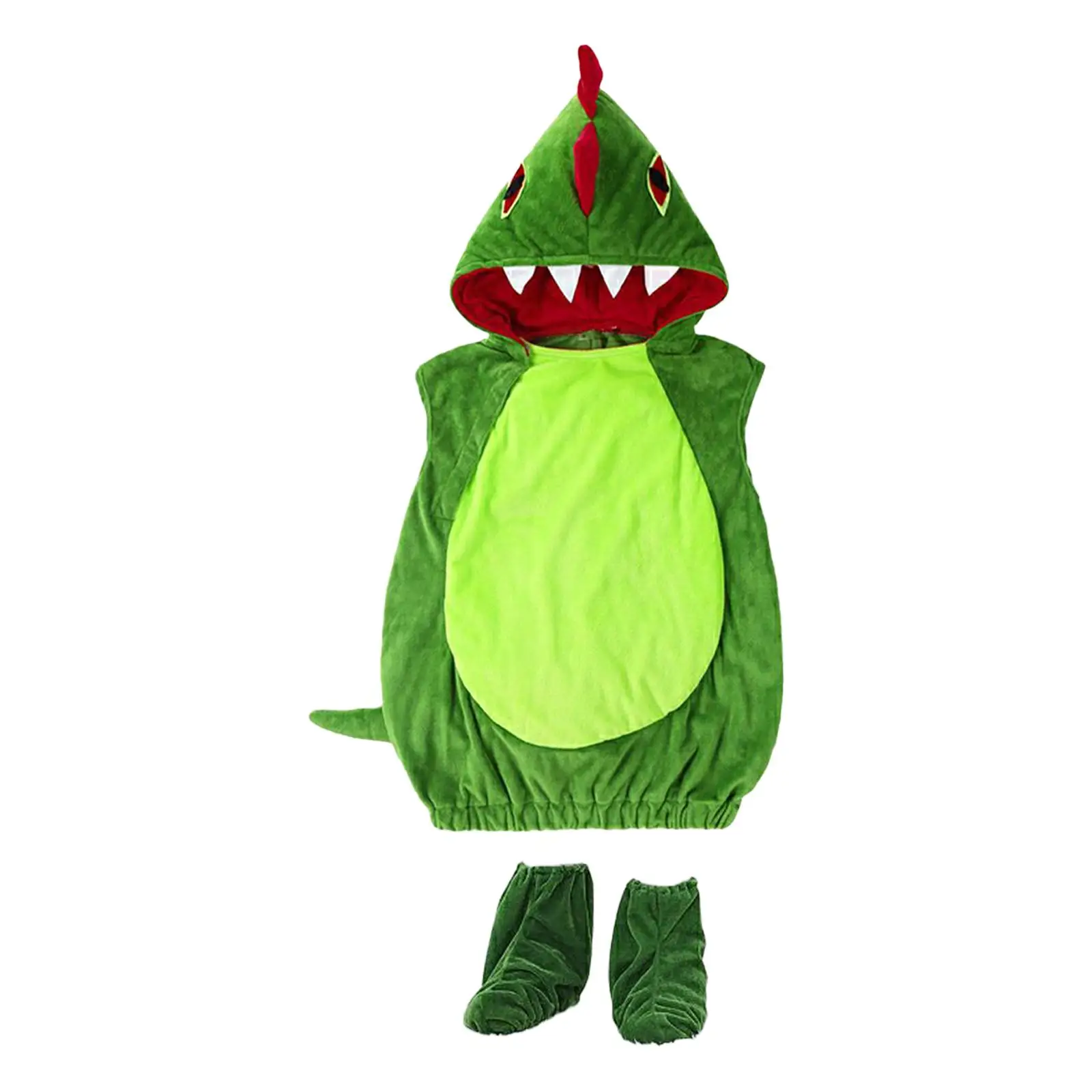 Kostium dinozaura dla dzieci, dekoracyjny strój do przebierania się, nowatorski kostium zwierzęcy na występy, do zabawy w trick or treat, na imprezy i przedstawienia.