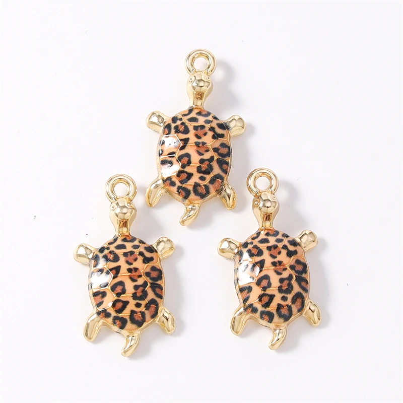 Duarte 20 Teile/los Nette Bunte Emaille Tier Schildkröte Charms Anhänger für Die Herstellung Von DIY Ohrringe Halsketten Armband Schmuck Erkenntnisse – Detail 12