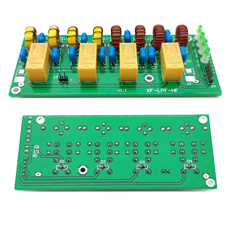 XF-LPF-HF Filter Kit 12V 100W Short Wave Low Pass Filter Lpf Unit 3.5Mhz-30Mhz Assembled