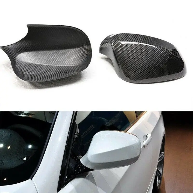 

Carbon Fiber Side View Mirror Cover Caps For BMW 3 Series E92 Coupe E93