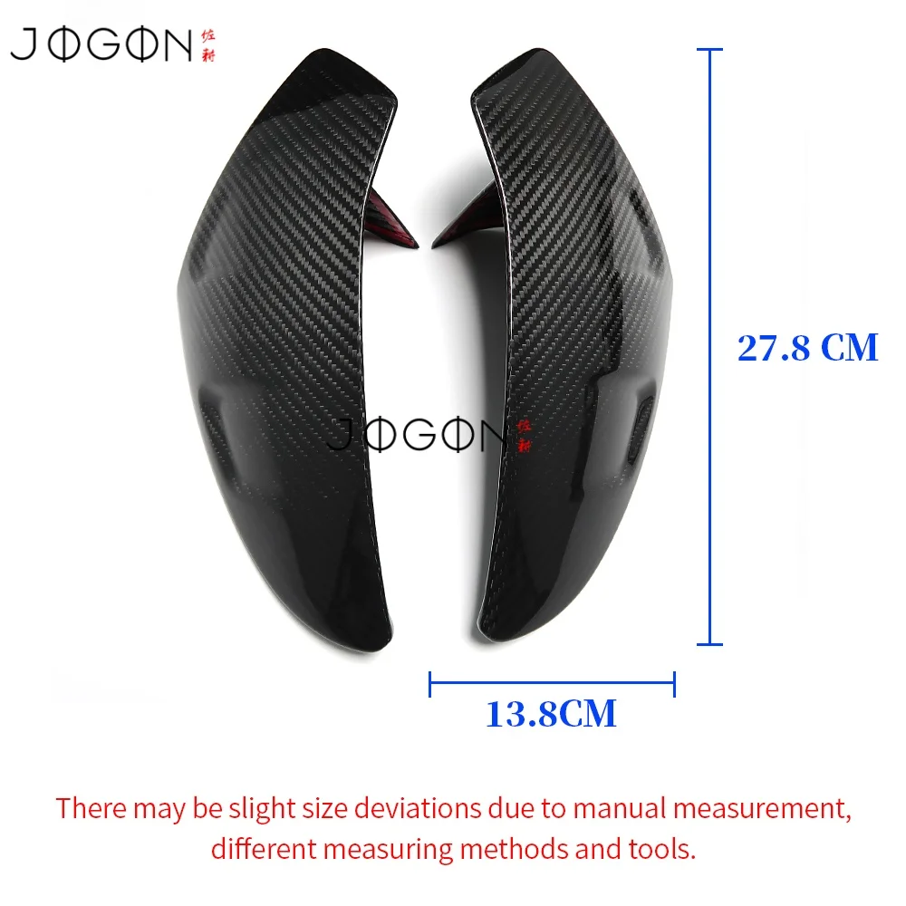 For Lexus ES 2019 2020 2021 2022-2025 Dry Carbon Fiber Exterior Car Side Wing Rear View Mirror Stick On Cover Trim Accessories