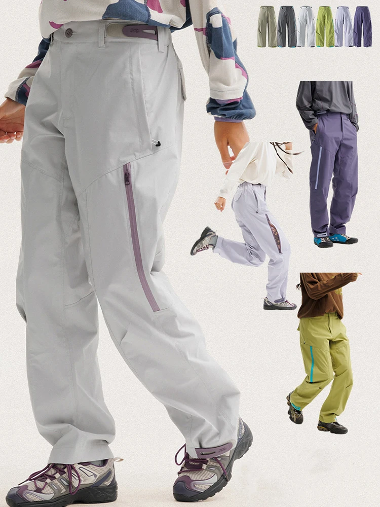 Hot Sale Men's Level 4 Waterproof Ripstop Trousers Breathable Waterproof Zipper Elastic Waist Outdoor Casual Pants High Quality