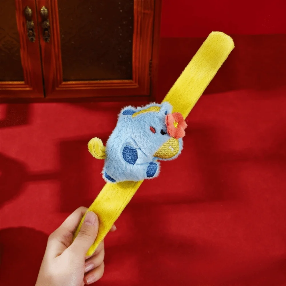 

Милые плюшевые браслеты-хлопушки в виде мультяшной лошади, кольцо-хлопушка с лошадкой, браслет на запястье, подарки для детей