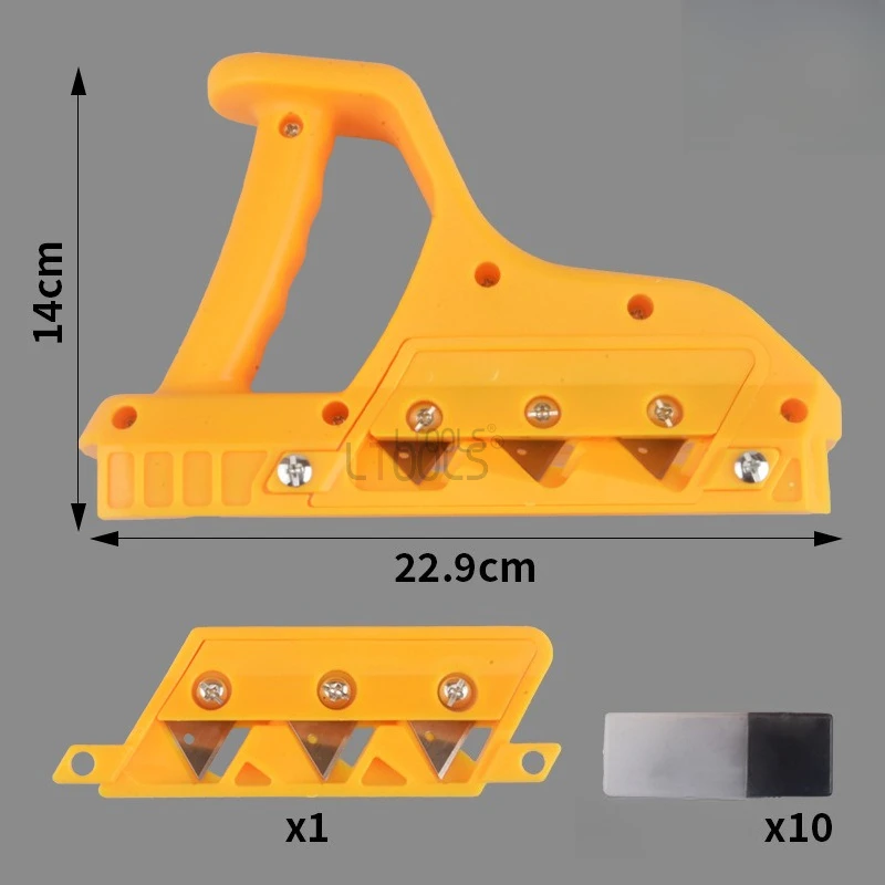 

Gypsum Board Chamfering Tool 45°/60° Multi Angle Corner Planer Quick Cutter Trimming Chamfering and Planing Woodworking Tools