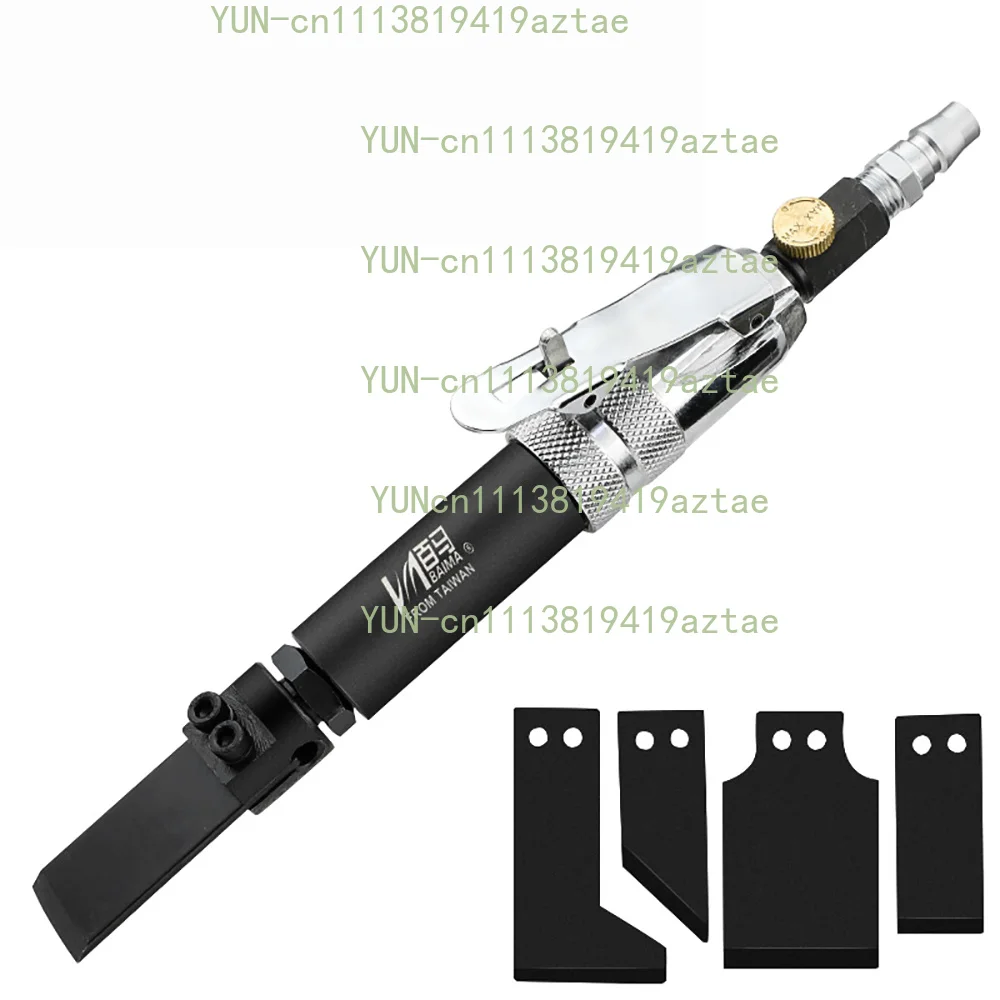 Set Mini Air Knife Shovel Chisel Industrial Welding Deburring Rust Removing Tool Adjustable Pneumatic Chisel