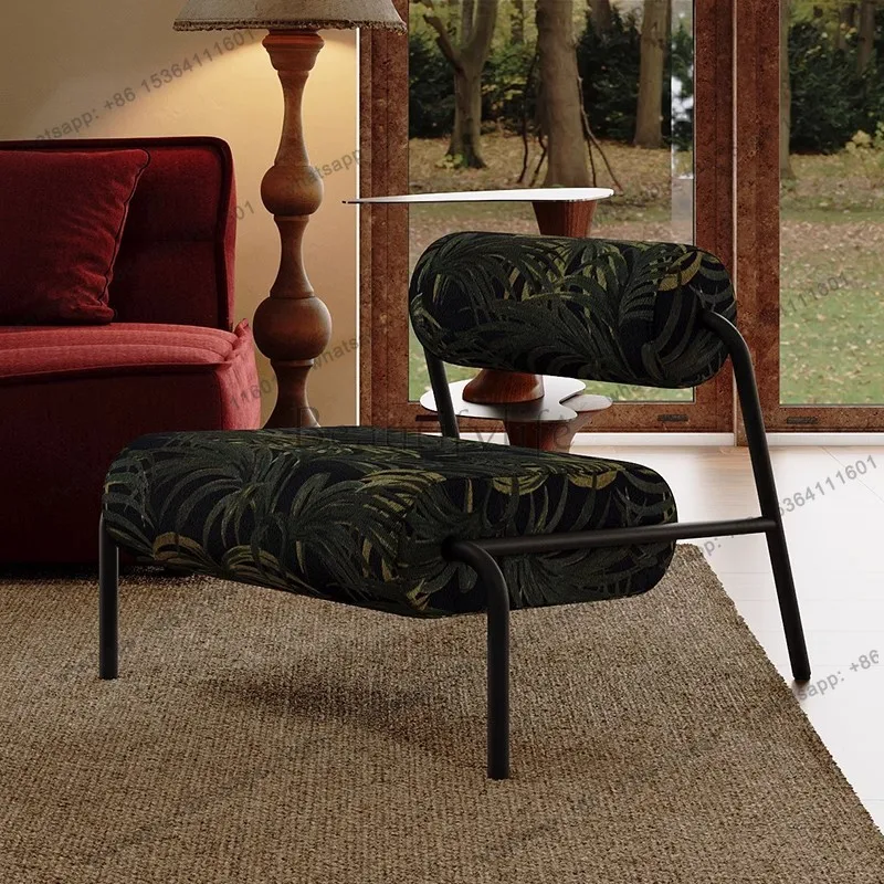 LS medieval wabi wind leisure chair designer hotel homestay art loose tail sunflower single leisure chair