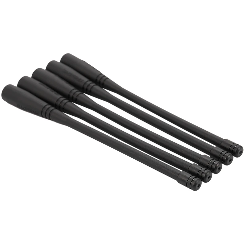 5Pcs Dual Band sma-femmina 17Cm lunghezza Antenna per Baofeng Uv-82 Gt-3 Uv-9R più walkie-talkie