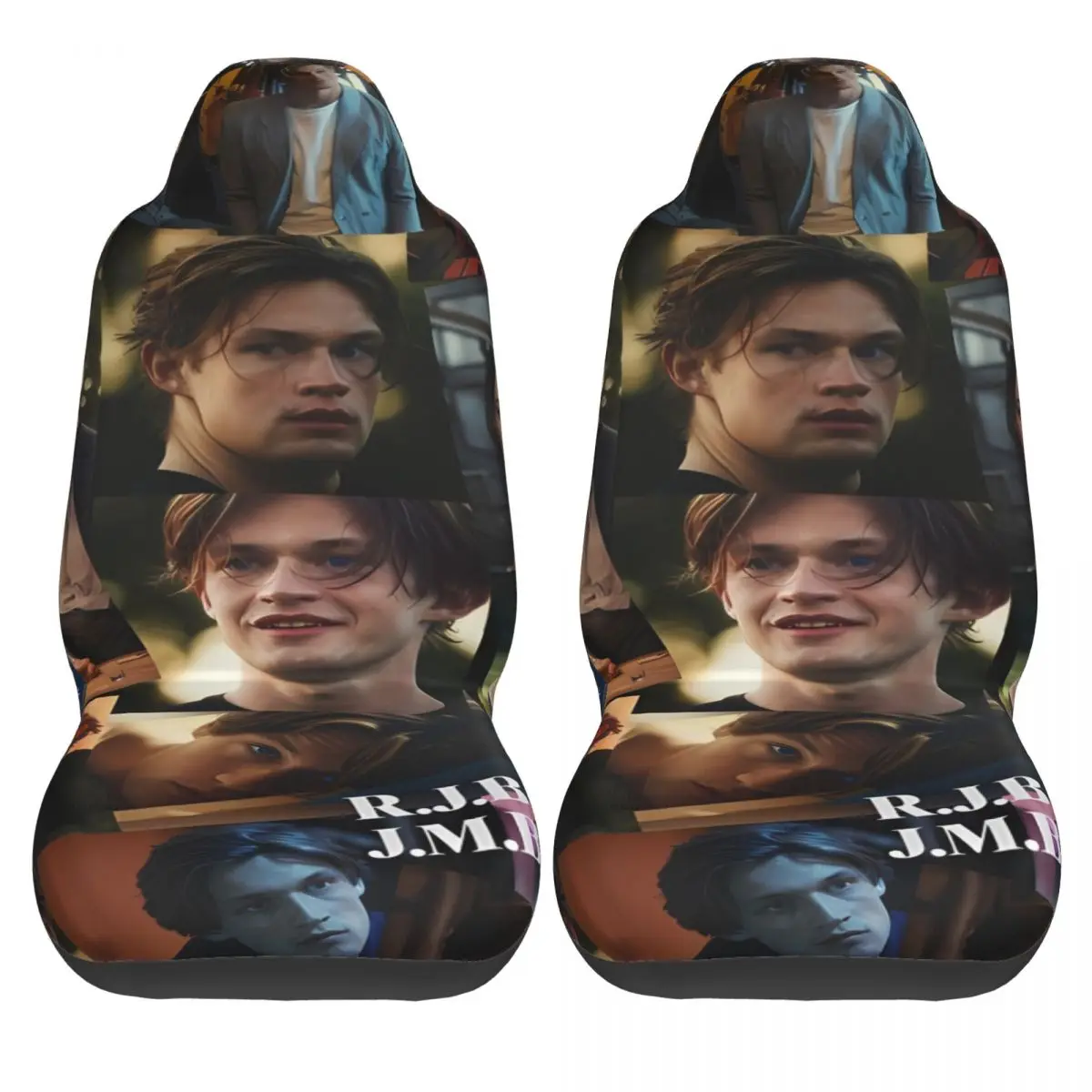 

James Beaufort Car Seat Covers Protection 2 Pcs Auto Seat Covers Premium Auto Polyester Cover