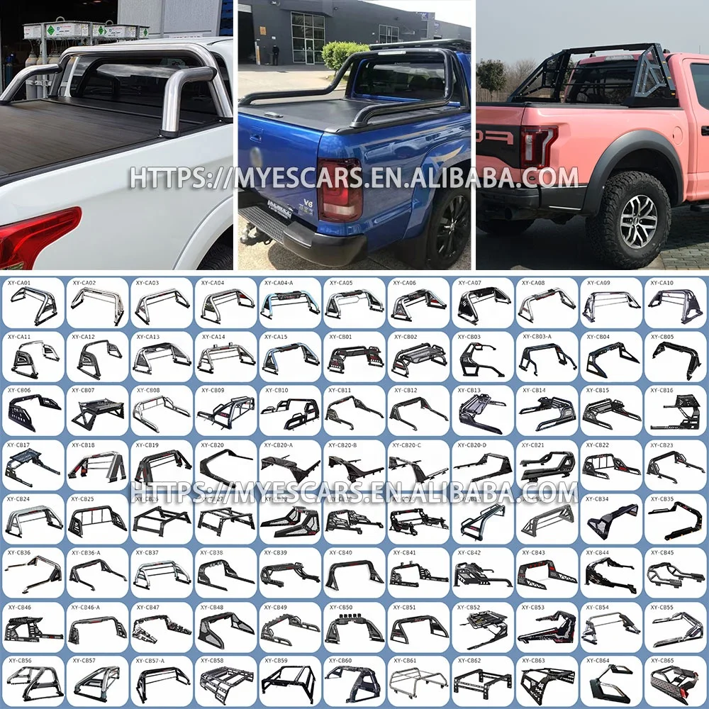 Roll Bar universale anti-sport in acciaio inossidabile per pickup auto 4x4 per vw Amarok Hilux nissan Navara 2021