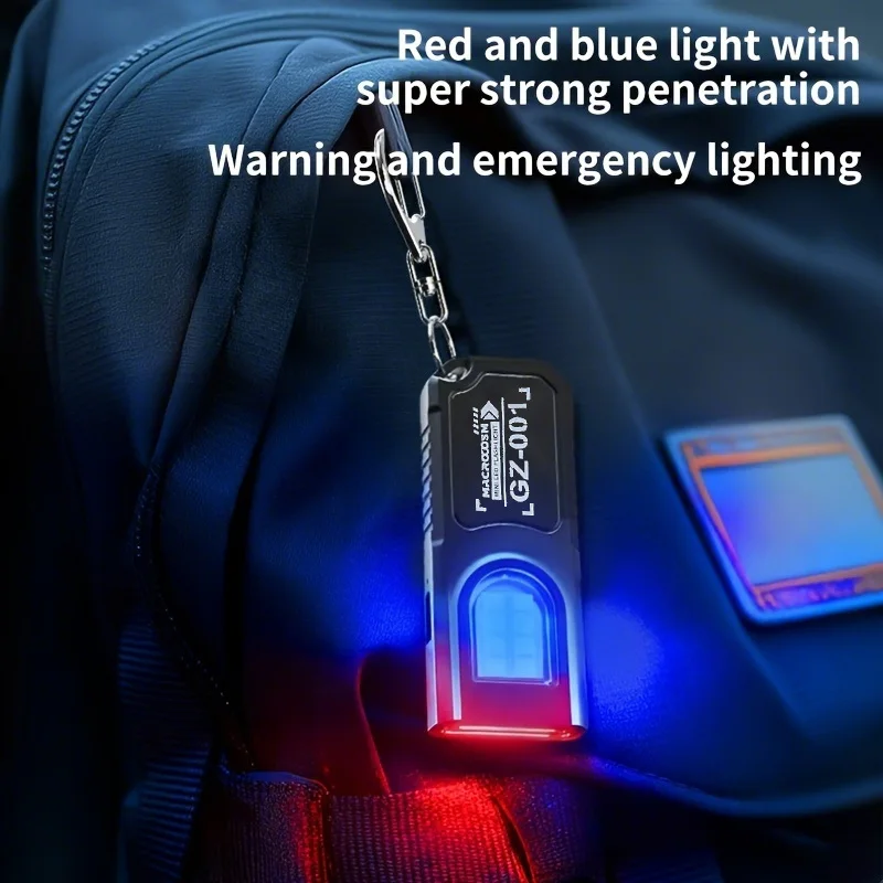 Lanterna LED COB Tipo C Recarregável Portátil Mini Tocha de Bolso Luz de Trabalho com Clipe e Ímã para Emergências