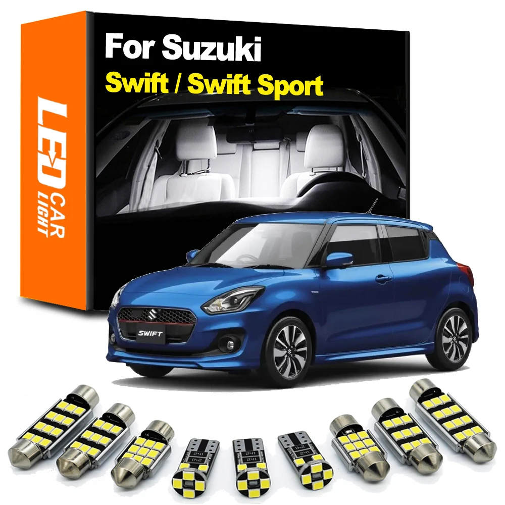 Zoomsee Interior LED For Suzuki Swift For Swift Sport 1989-2015 2016 2017 2018 2019 2020 2021 2022 Canbus Bulb Dome Light Kit