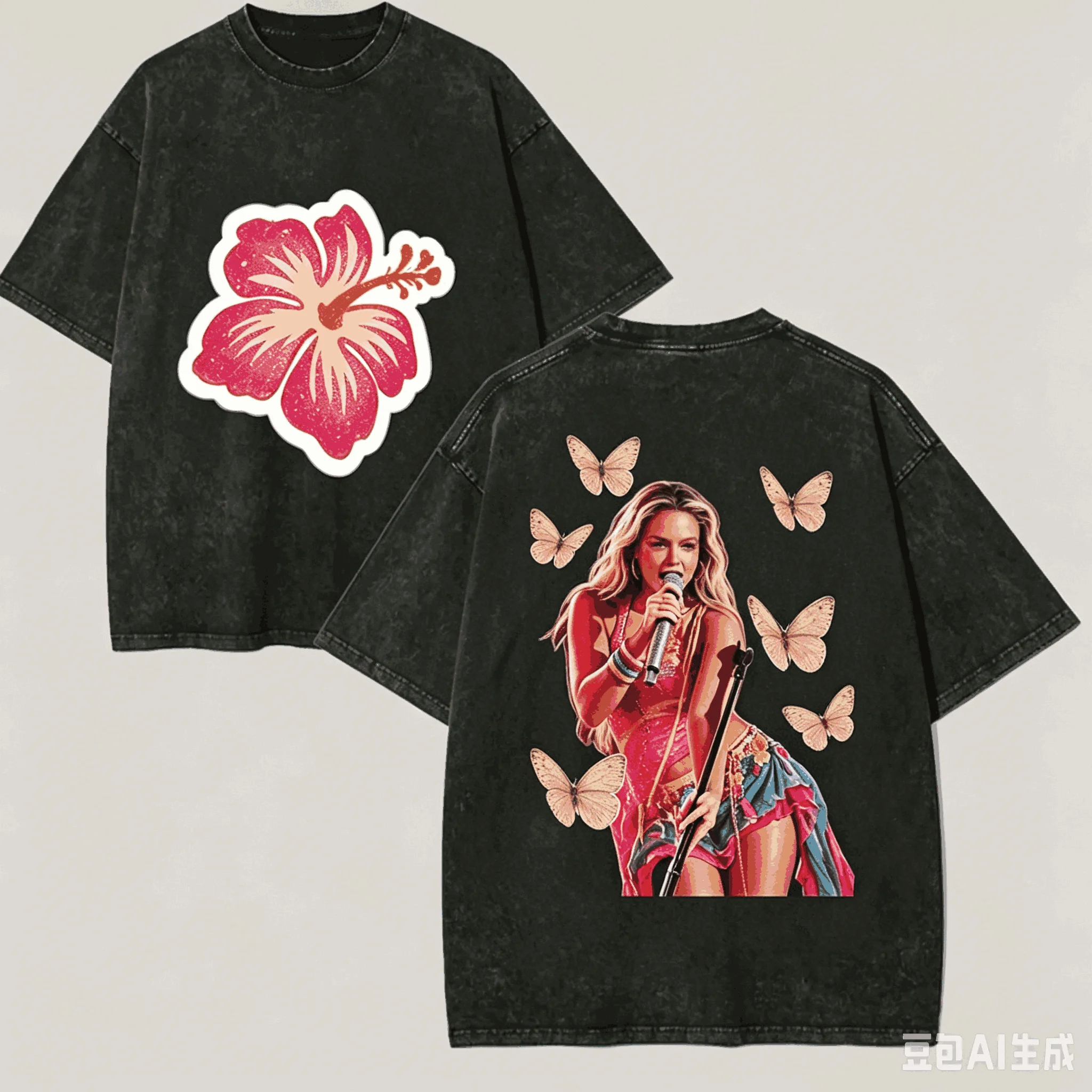 Camiseta Lavada de Alta Calidad de Zara Larsson para Regalo de Fans, Estilo Harajuku, Oversize, Unisex, Manga Corta, Streetwear, Clásica y Suave