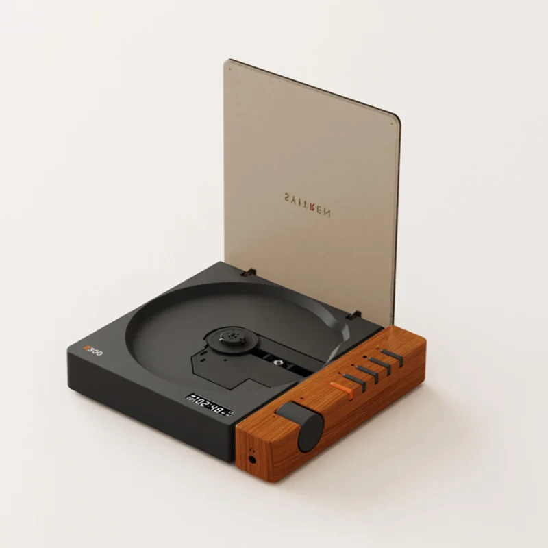 

Audiophile Portable CD Player Stylish High Quality Wireless Bluetooth HIFI Album Player Rechargeable Optical Output Walkman