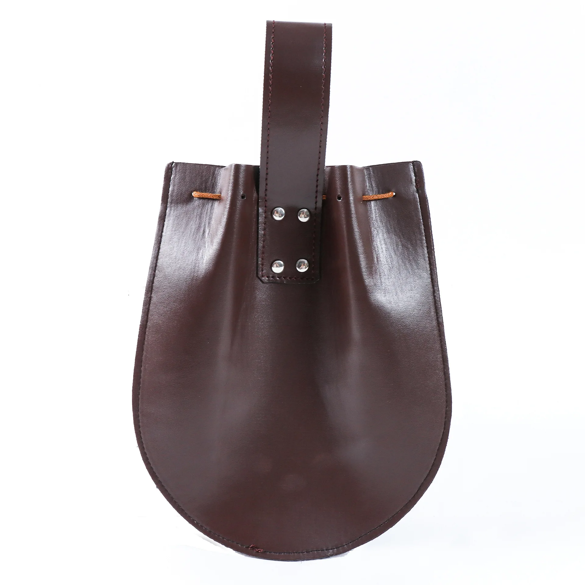 Średniowieczna Vintage Saszetka na Pieniądze Torba Pas Pierścień na Pas Akcesoria do Kostiumów dla Kobiet i Mężczyzn Wikingi Sztuczna Skóra Saszetka na Monety ze Sznurkiem