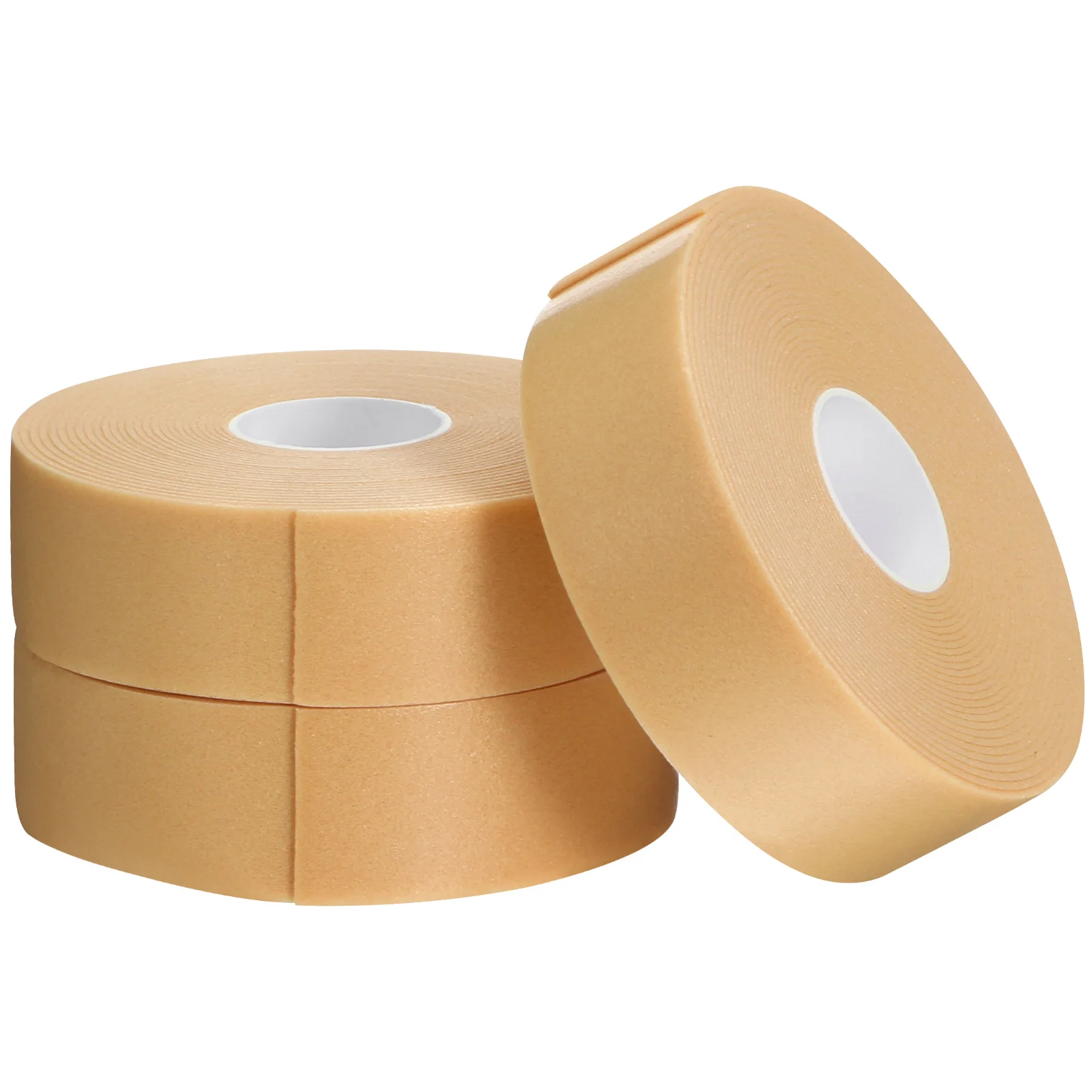 3 rolos de fita impermeável almofadas calcanhar esponja almofada anti fricção remendo proteção para os pés inserções adesivas resistentes ao desgaste